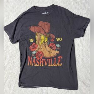 GOODIE TWO SLEEVES Nashville Graphic charcoal T-Shirt